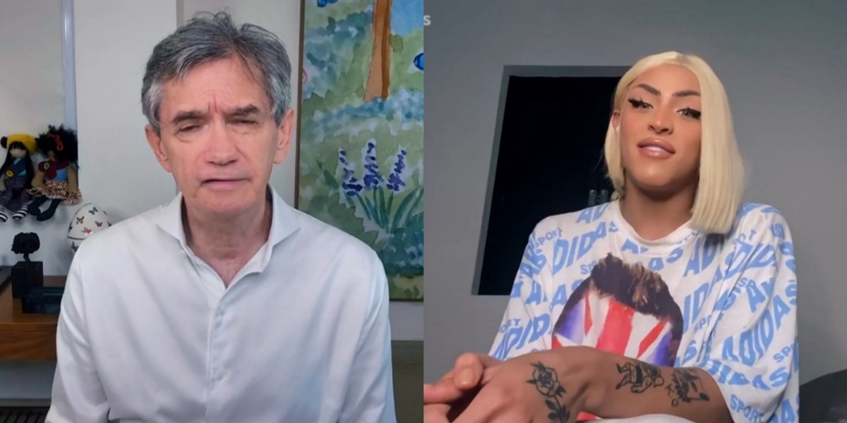 Em participação no "Altas Horas" Pabblo Vittar criticou governo de Jair Bolsonaro (Foto: Reprodução/GloboPlay)