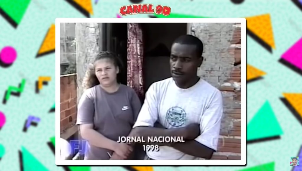 Frame do Jornal Nacional em 1998 (Foto: Reprodução)