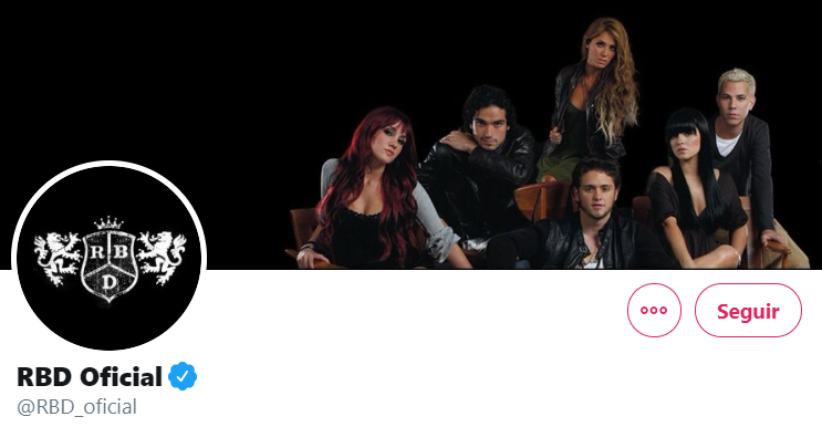 RBD ganha conta verificada no Twitter e retorno é anunciado (Foto: Reprodução)