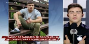 Imagem do post Barraco! Ator de Carrossel volta ao programa de Luiz Bacci ao vivo, expõe pai tirando fortuna, agressão e guerra