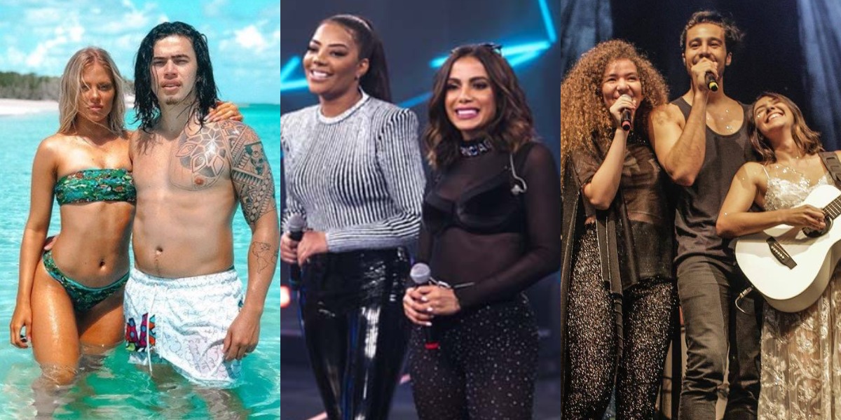 A semana foi recheada de brigas entre Ludmilla e Anitta, Anavitória e Tiago Iorc, Luísa Sonza e os fãs de Whidersson Nunces (Foto: Reprodução/Instagram/TV Globo)