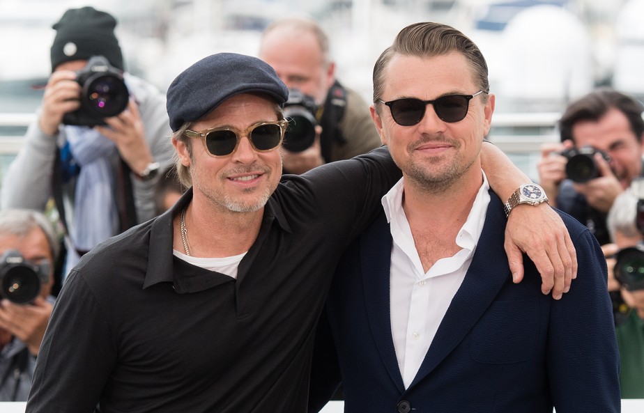 Brad Pitt e Leonardo DiCaprio são convidados a fazerem par romântico em filme gay (Foto: Reprodução)