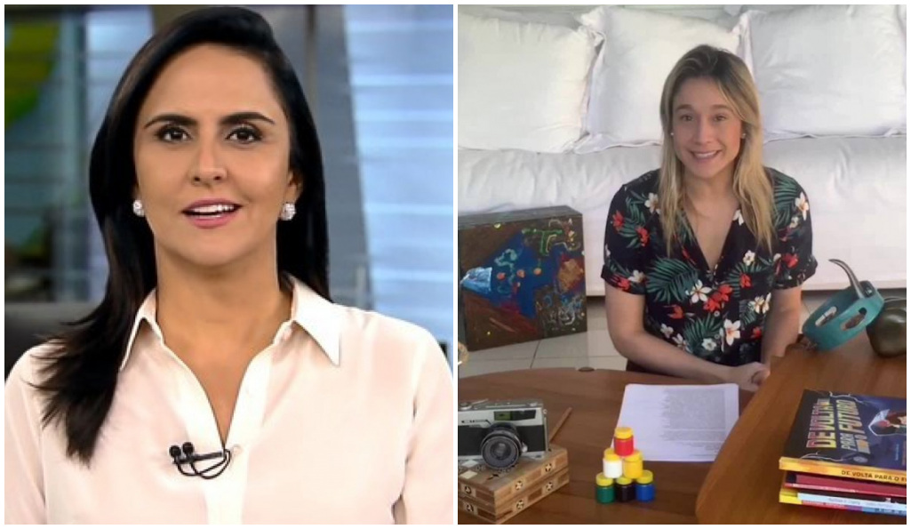 Carla Cecato e Fernanda Gentil concorrem em audiência - Foto: Montagem