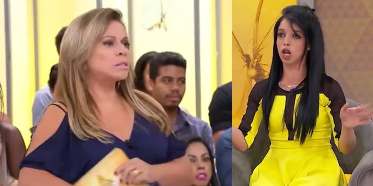 Christina Rocha expulsou convidada do Casos de Família (Foto: Reprodução/SBT)