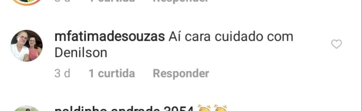 Internauta mandou Átila Abreu ter cuidado com Denílson (Reprodução)