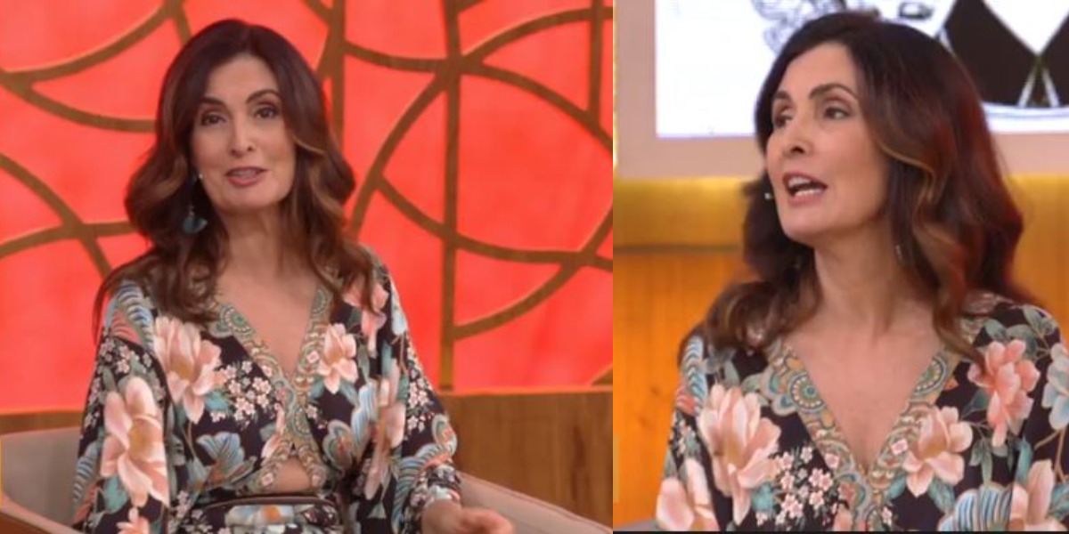 Fátima Bernardes no Encontro de hoje (Foto: Reprodução/TV Globo)