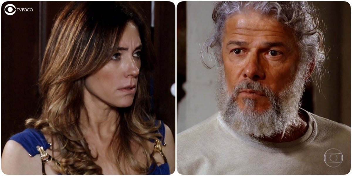 Tereza Cristina (Christiane Torloni) foge com Pereirinha (José Mayer) no final de Fina Estampa (Foto: Reprodução/Globo/Montagem TV Foco)