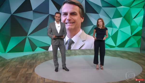 Globo fez crítica a Bolsonaro por código no Fantástico - Foto: Reprodução