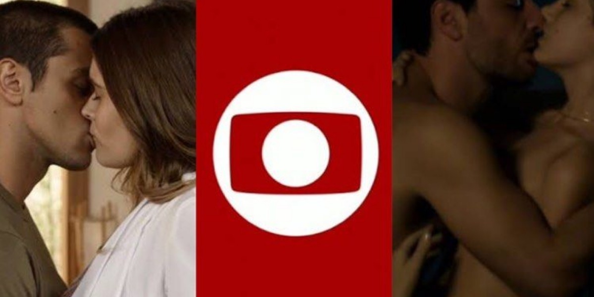 Globo terá que se adaptar com novos protocolos de segurança para gravar cenas de beijos, abraços e sexo (Montagem: TV Foco)