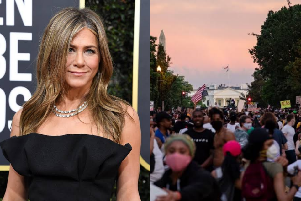 Jennifer Aniston doa R$ 5 milhões em luta contra o racismo (Foto: Reprodução)