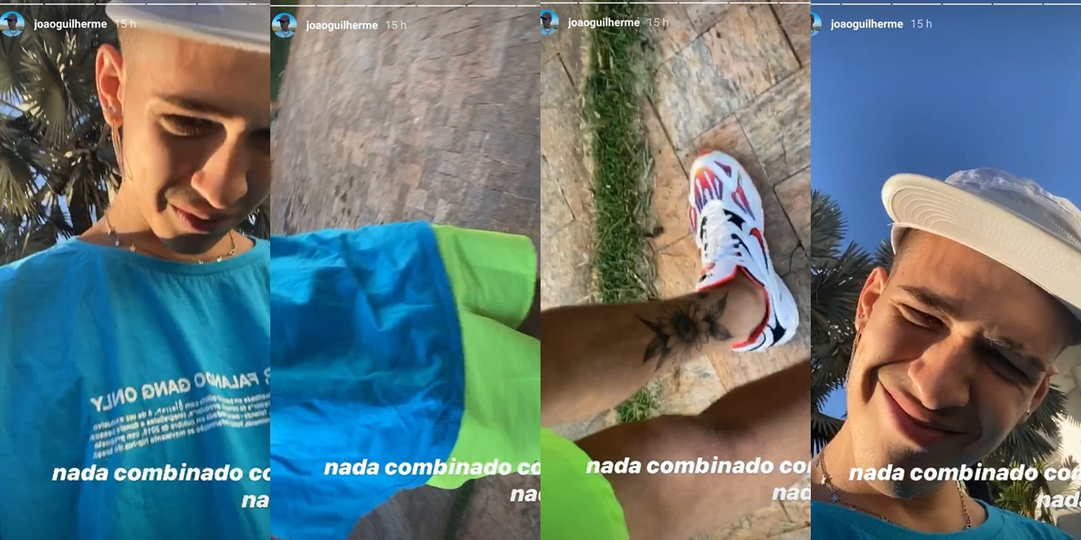 João Guilherme mostrou seu look (Foto: reprodução/Instagram)