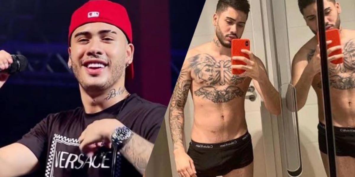 Kevinho passa por cirurgias no nariz e é comparado com Gusttavo Lima (Montagem: TV Foco)