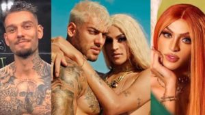 Lucas Lucco fala sobre o preconceito que sofreu por causa do trabalho que fez com Pabllo Vittar (Montagem: TV Foco)