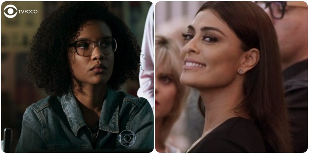 Ellen é a protagonista de Malhação Viva a Diferença e Carolina a antagonista de Totalmente Demais 