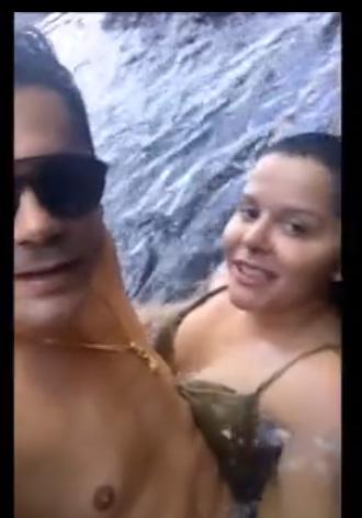 A famosa cantora sertaneja que faz dupla com Maiara, Maraísa levou os seus seguidores à loucura ao aparecer ao lado de novo em cachoeira (Foto: Reprodução/Instagram)