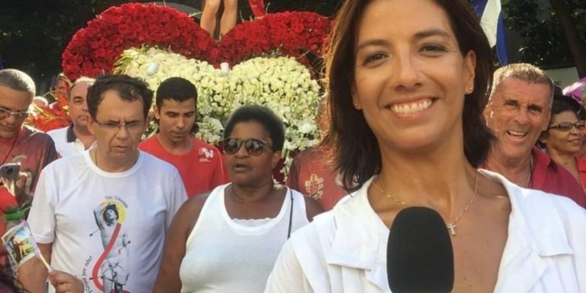 Marina Araújo ficou na mira de uma faca após um homem invadir a Globo na tarde dessa quarta-feira, 10 (Montagem: TV Foco)