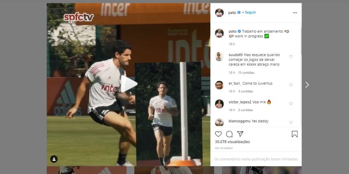 Pato recebeu 'pedido' de internauta (Foto: Reprodução/Instagram)