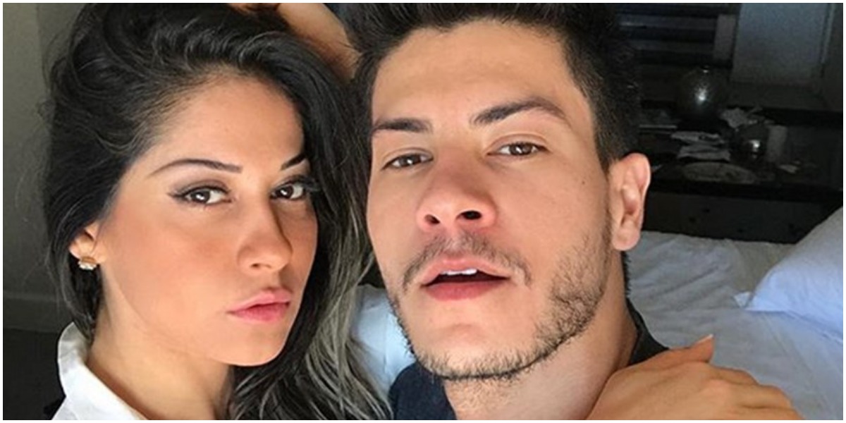 Arthur Aguiar surge aos prantos e nega que tenha sido abusador com Mayra Cardi (Foto: Reprodução)