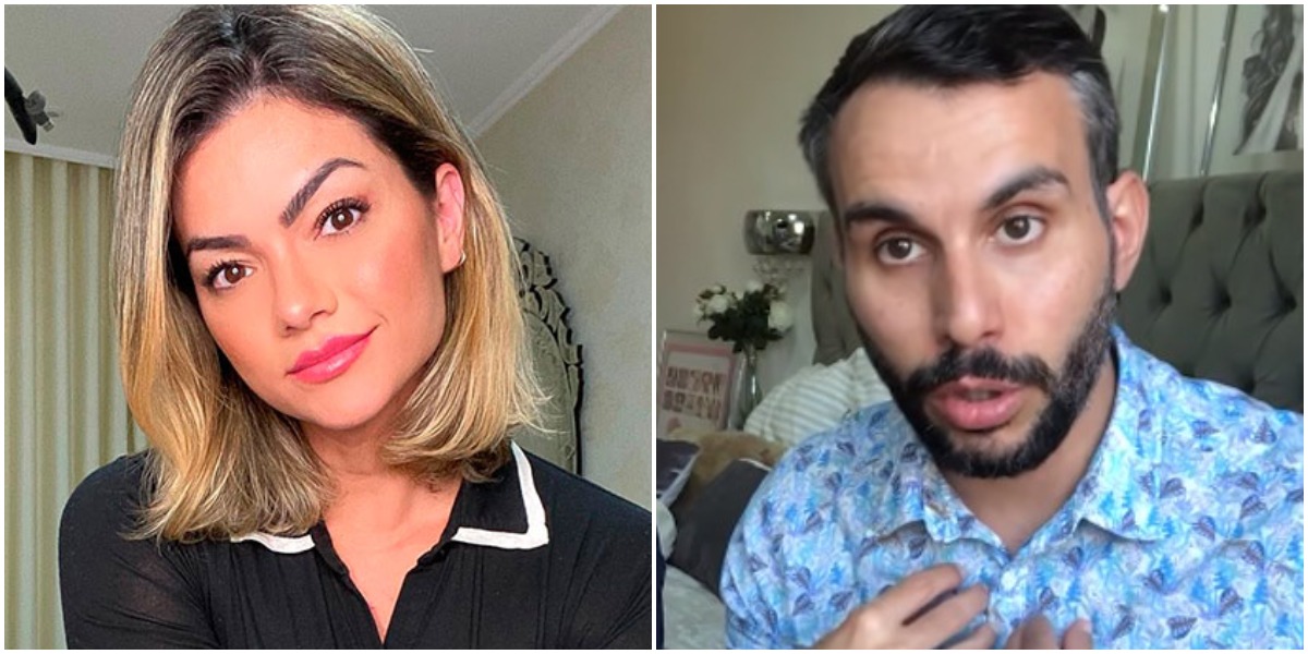 Marido de Kelly Key surgiu em vídeo íntimo com a cara em parte íntima da cantora (Foto: Reprodução/ Montagem)