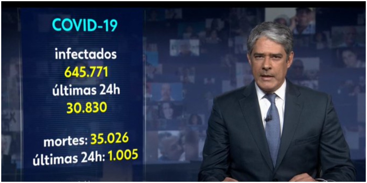 William Bonner em Plantão da Globo (Foto: Reprodução)