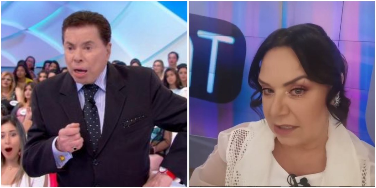 Flor e Silvio Santos (Foto: Reprodução)