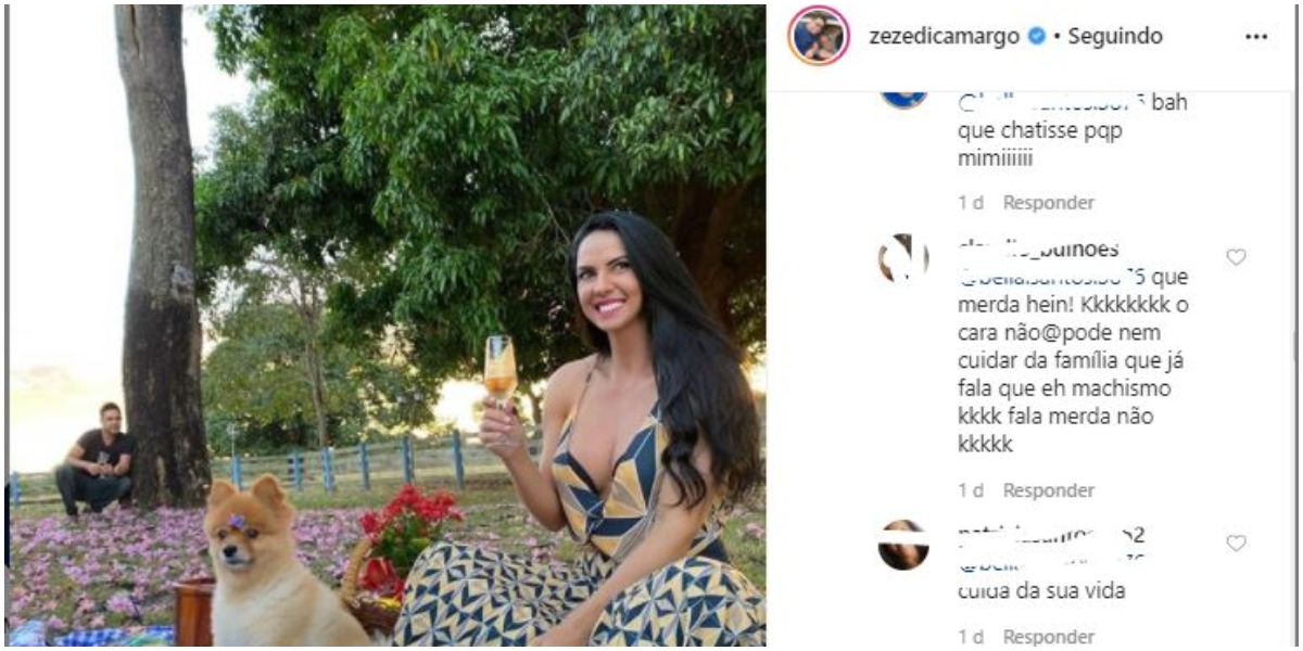 Graciele Lacerda e Zezé Di Camargo  (Foto: Reprodução)