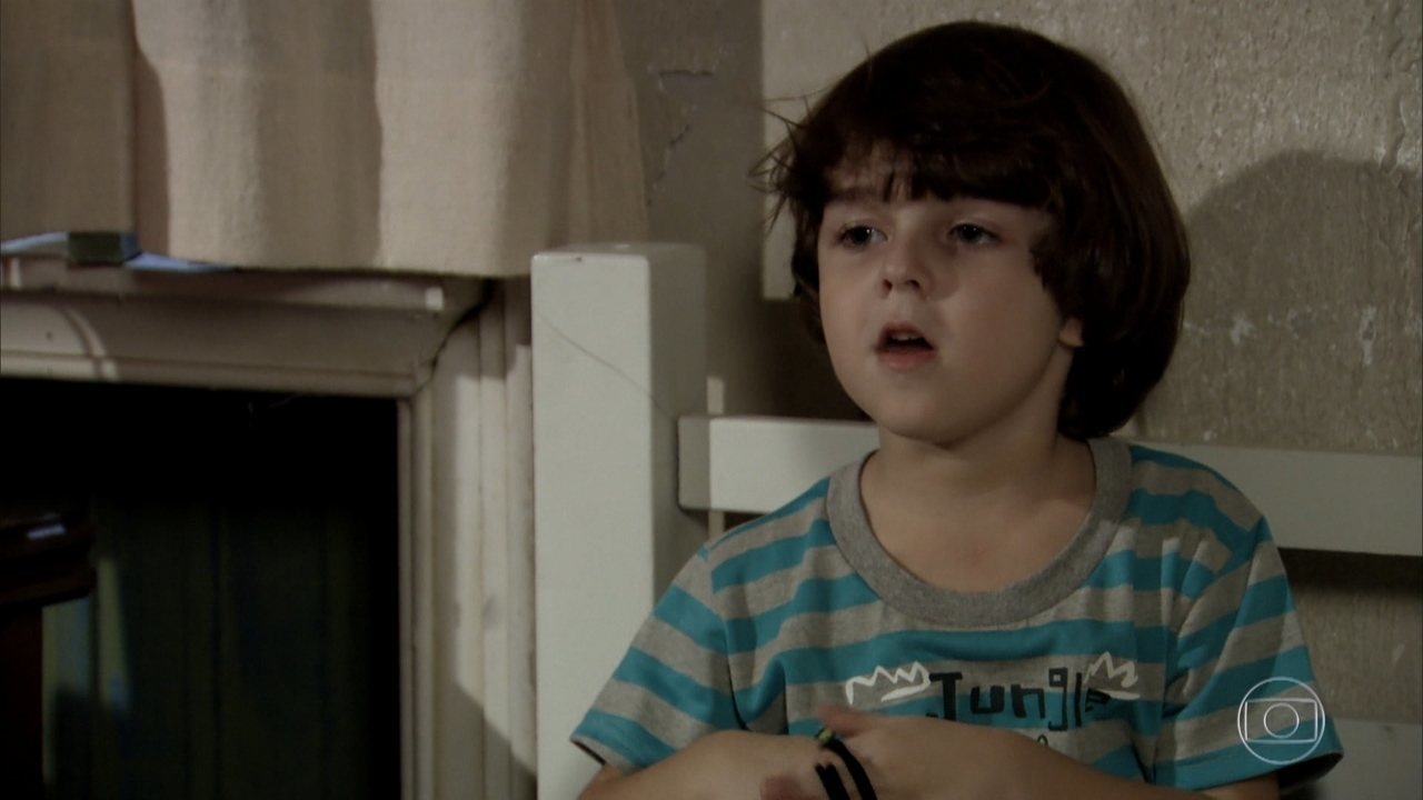 Quinzinho (Gabriel Pelícia) em Fina Estampa (Foto: Reprodução/Globo)