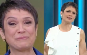 Sandra Annemberg pede desculpas no Globo Repórter (Foto: Reprodução)