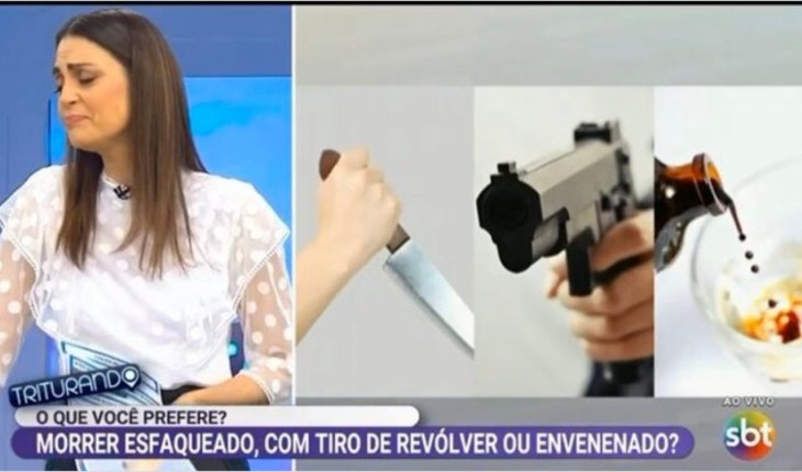 Silvio Santos mexe no Triturando (Foto: Reprodução)