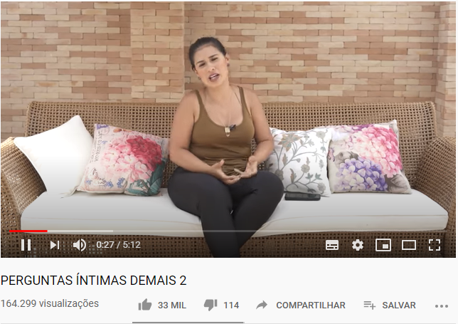 Simone respondeu no novo vídeo as perguntas dos fãs