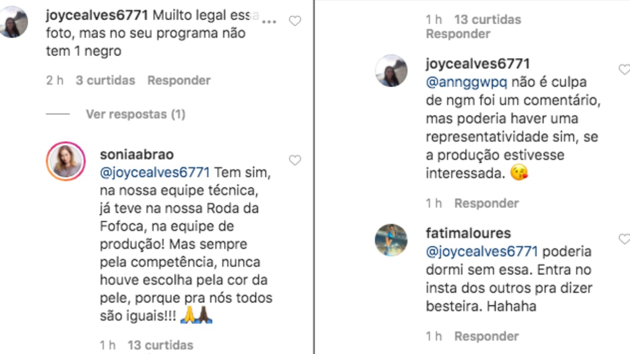 Sonia Abrão respondeu internauta (Foto: Reprodução/Instagram)