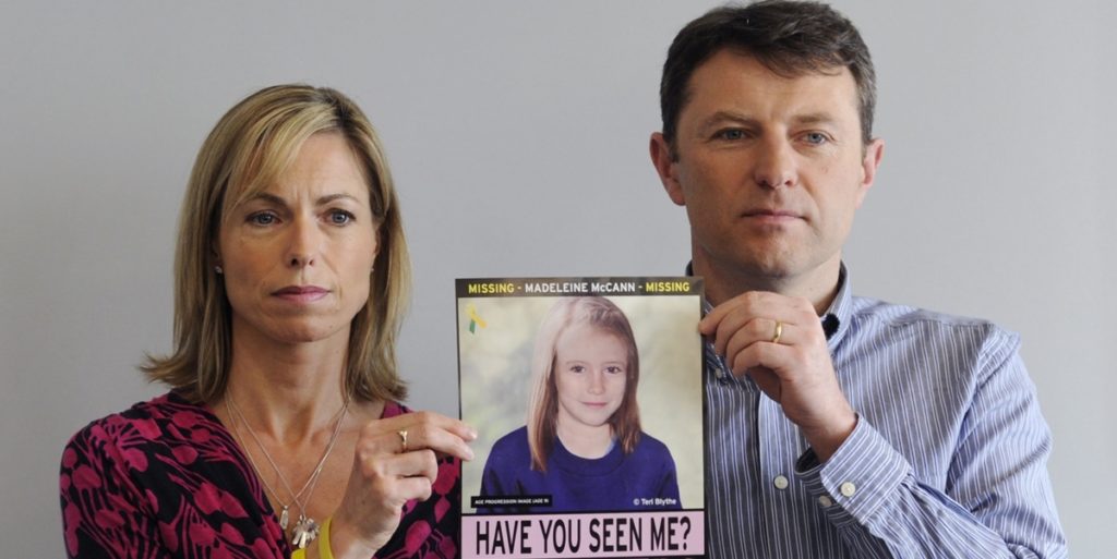 Pais de Madeleine McCann. (Foto: Divulgação)