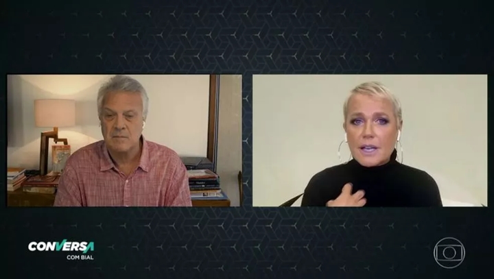 Xuxa em entrevista ao Conversa com Bial. (Foto: Reprodução)