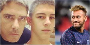 Vinícius Bonemer, filho de William Bonner, assim como Neymar, teve nome usado para requerer benefício do governo (Reprodução)