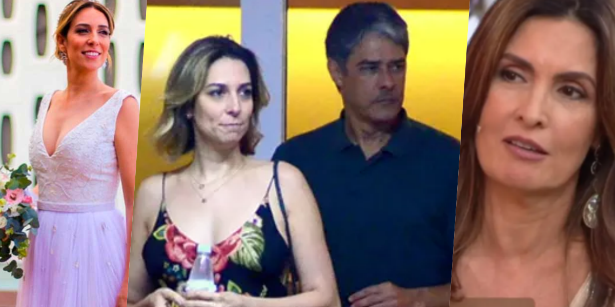 William Bonner e Natasha Dantas são casados desde 2019 (Foto montagem)