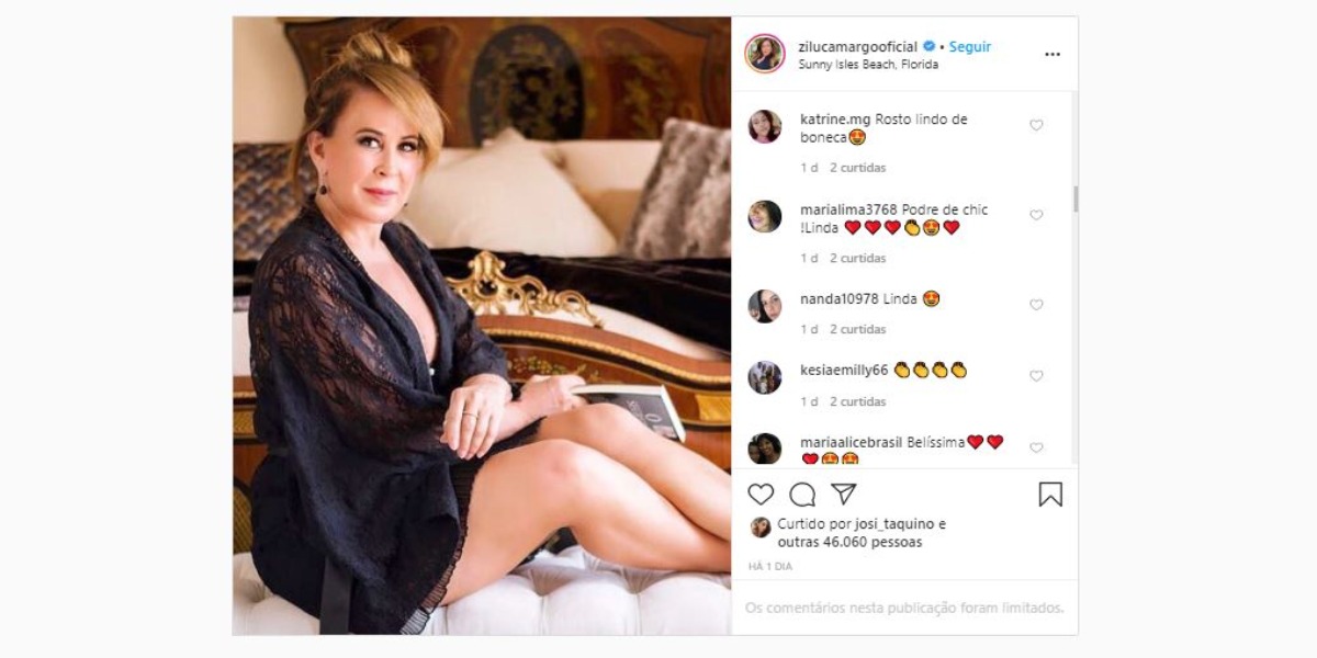 Zilu posou de camisola sensual (Foto: Reprodução/Instagram)