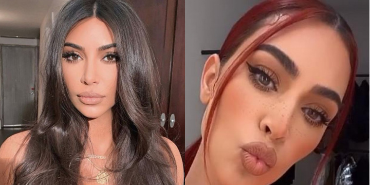 Kim Kardashian passa por tranformação radical e muda a cor do cabelo (Foto: Reprodução)