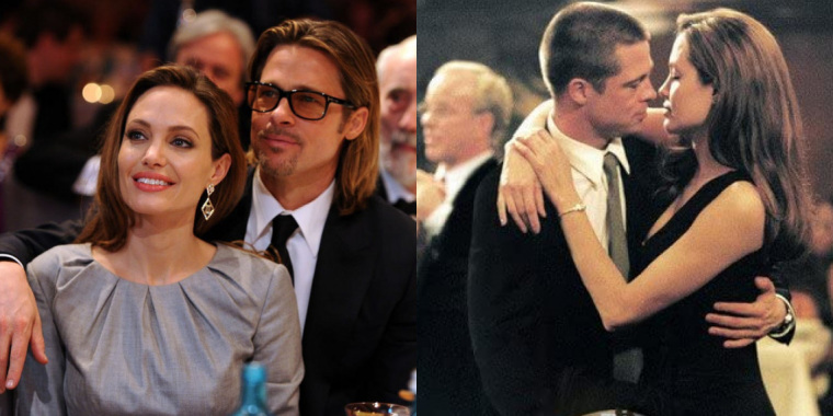 Saiba como a história de amor entre Brad Pitt e Angelina Jolie iniciou (Foto: Reprodução)