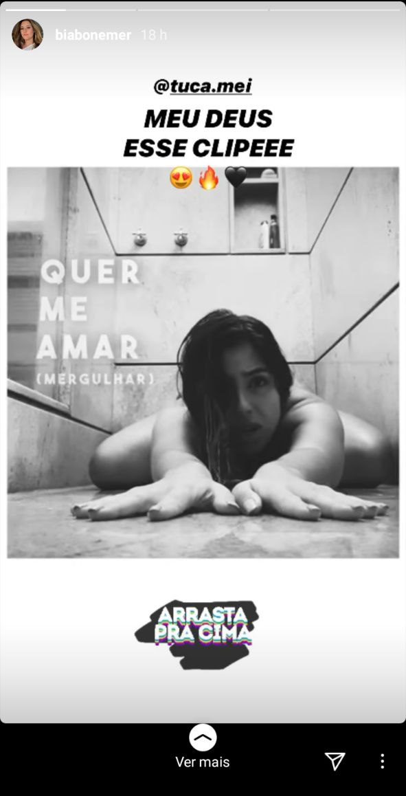 Quer Me Amar é nome da canção da amiga da filha de Bonner (Foto: Reprodução/ Instagram)