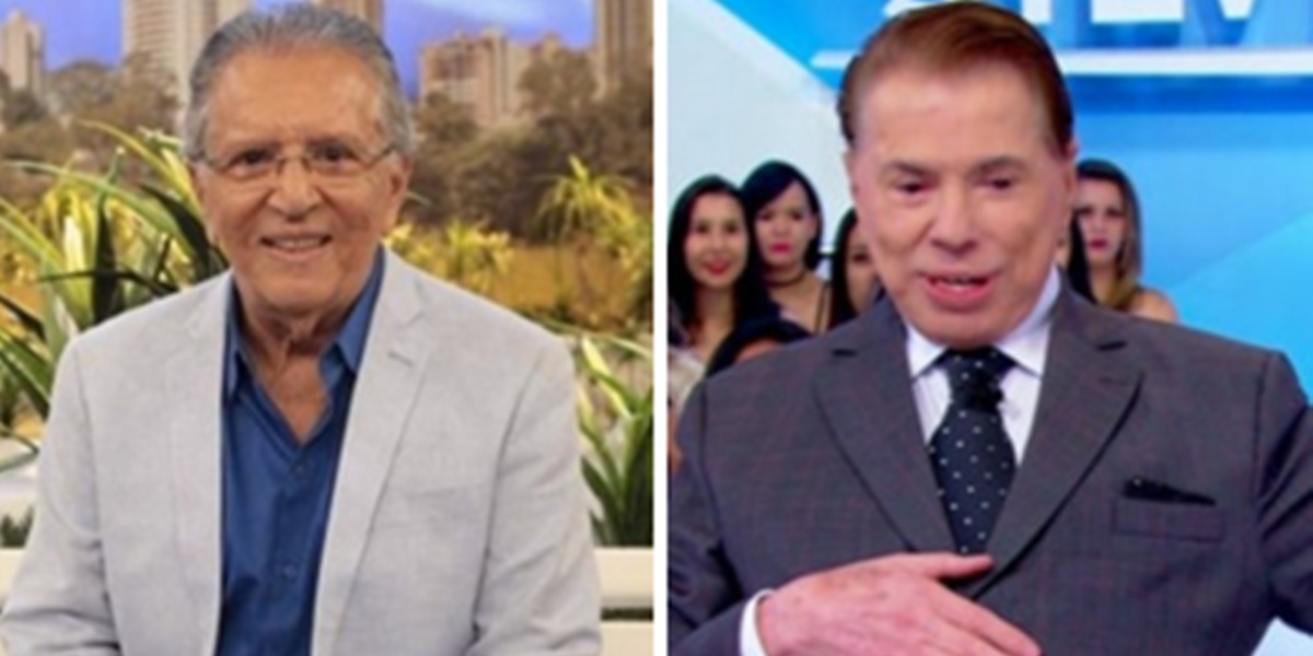 Carlos Alberto de Nóbrega e Silvio Santos tiveram briga no passado (Foto: Reprodução)