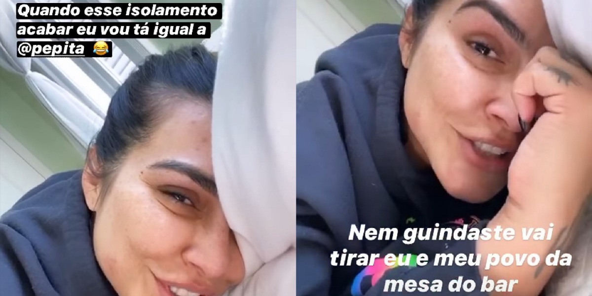 Cleo cita Pepita e revela planos para fim do isolamento social (Foto: Reprodução/Instagram)