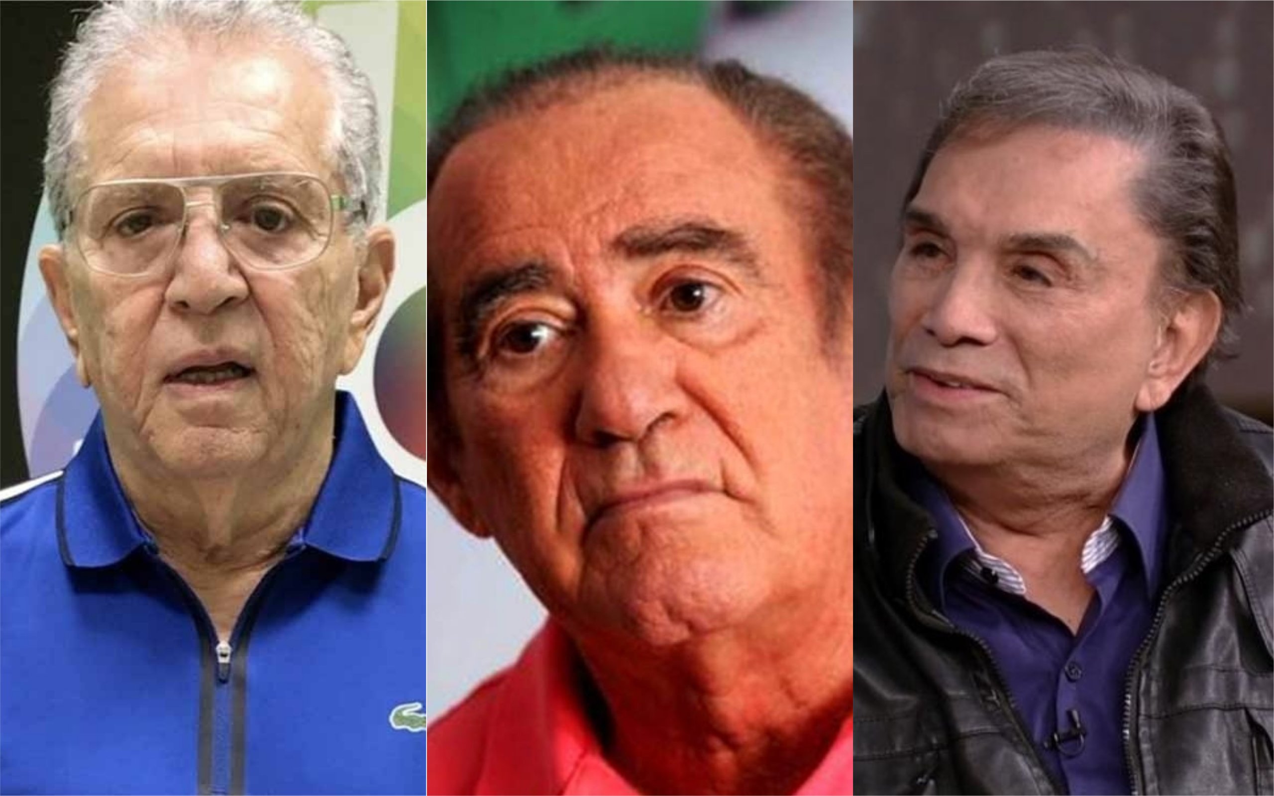 Carlos Alberto, Renato Aragão e Dedé Santana já trabalharam juntos (Foto: Divulgação)