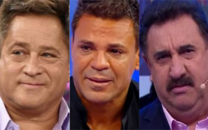 Leonardo, Eduardo Costa e Ratinho (Foto: montagem)