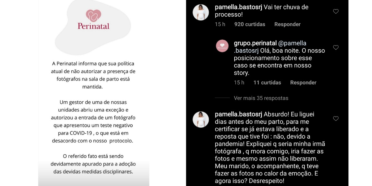 Após polêmica envolvendo Giovanna Ewbank e Bruno Gagliasso, Grupo Perinatal se pronuncia (Foto: Reprodução/Instagram) 