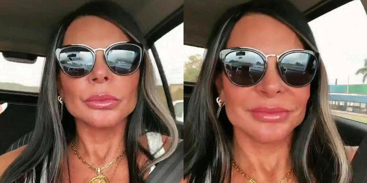 Gretchen se inspira em Cleo Pires e muda o visual (Foto: Reprodução/Instagram)