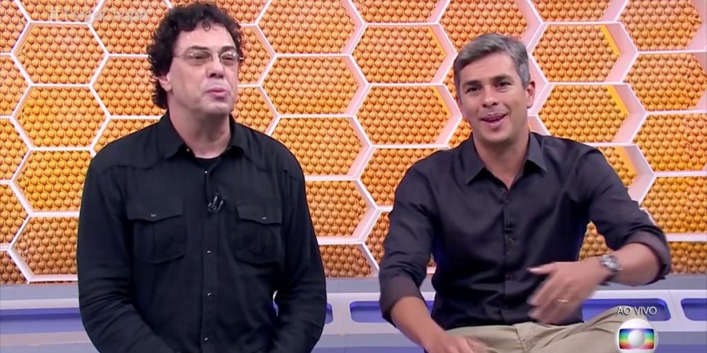 Ivan Moré e Casagrande eram colegas na Globo. (Foto: Reprodução)