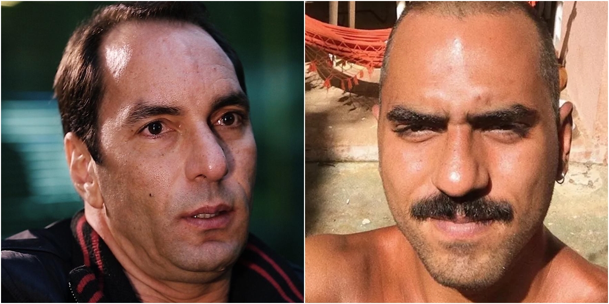 Edmundo tem relação conturbada com o filho, Alexandre Mortágua. (Foto: Montagem/Divulgação)