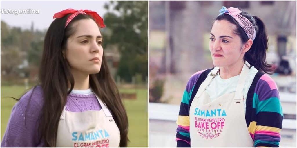 Samanta Casais perdeu o prêmio do Bake Off Argentina. (Foto: Montagem/Reprodução)