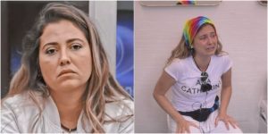 Ana Catharina foi informada sobre a morte do pai no Big Brother Portugal. (Foto: Montagem/Reprodução)