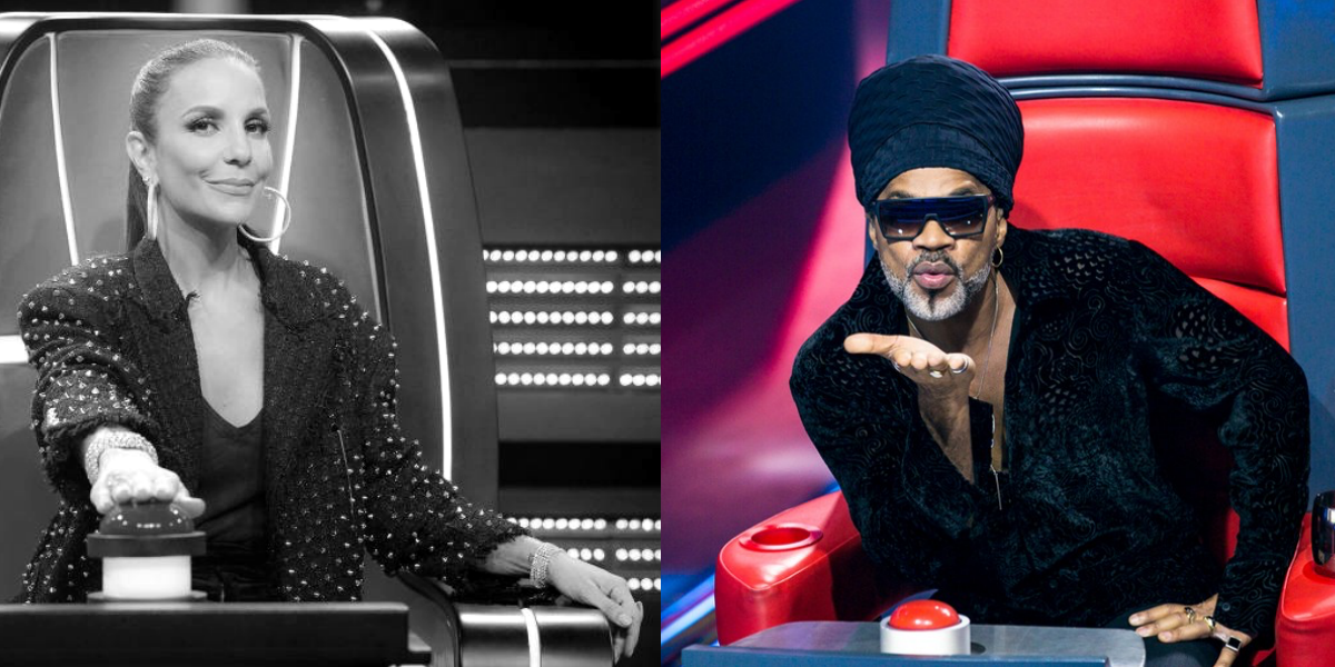 Sai Ivete Sangalo, volta Carlinhos Brown ao The Voice (Foto: Montagem)